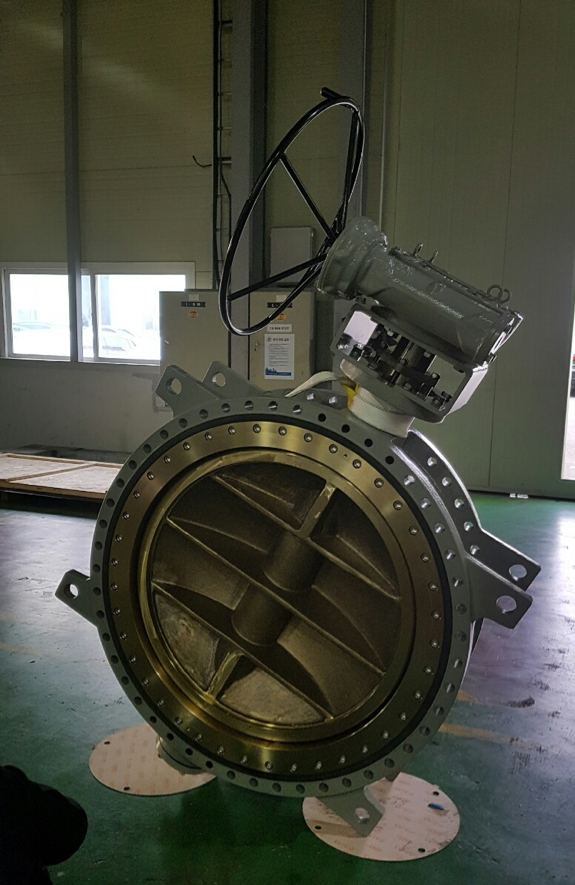 Brand new double offset butterfly valve provided by Frenstar Valves. Mongstad Refinery, Equinor. 