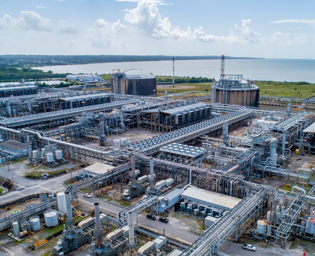 Natural gas facility. Frenstar provided shutdown butterfly valves to Atlantic LNG in Trinidad & Tobago